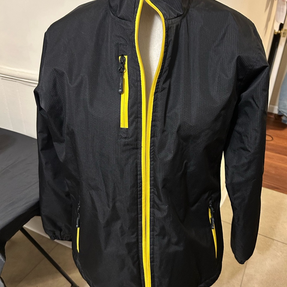 Stormtech Black And Yellow Performance Jacket Men’s Size Medium/Like New